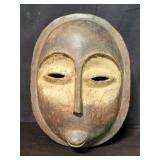 African carved wood Lega Idumu mask
