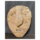 Jerry Coker "Hard Cecil" tin and wood wall mask