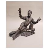 Vintage cast bronze sculpture