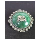 Vintage Mexican sterling silver and malachite
