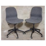 Pair of Ikea Lï¿½ngfjï¿½ll conference chairs