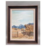 Signed Fraser oil on canvas