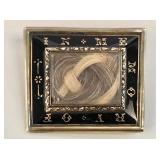 Victorian gold mourning pin/pendant