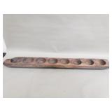 Antique carved wood sugar mold