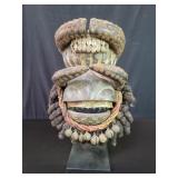 Vintage African Dan Guere carved wood mask