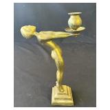 Vintage brass candleholder