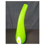 Hand blown art glass vase