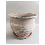 Vintage signed pottery planter