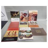 Group of art books