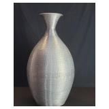 Large aluminum vase