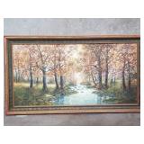 Vintage F.M. Hoyer signed oil on canvas