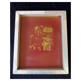 Framed Star Wars screenprint