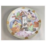 Vintage Japanese hand painted charger