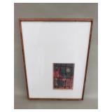 Signed Wanda Kidd Mid-century Modern "Shadow"