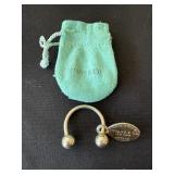 Tiffany & Co. sterling silver horseshoe keyring