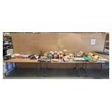 Large group of vintage model train sets