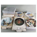 Group of porcelain collectible plates