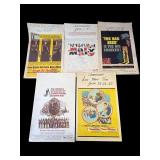 Lot of 5 vintage movie posters