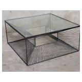 Kare Design-style metal wire coffee table with