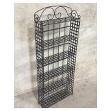 Contemporary metal plant stand shelving