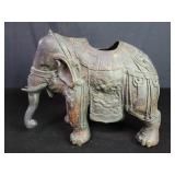 Vintage Chinese brass elephant sculpture
