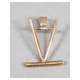 14k gold pendant