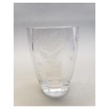 Orrefors crystal vase