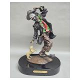 Pete Apsit cold-painted bronze Emmett Kelley,