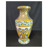 Charles Gilmore hand painted porcelain vase