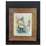 Vintage oil on canvas signed lower right
