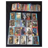 Lot of 157 Topps Star Wars trading cards
