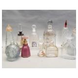 Group of vintage perfume bottles