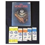 1978 Dodger World Series tickets & program