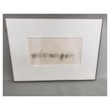 Harold Altman "Walk" lithograph