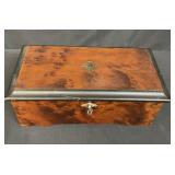Victorian Swiss cylinder wood music box