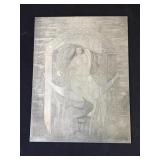 Engraved metal art