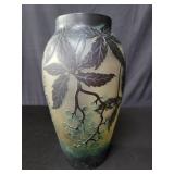 Galle style cameo glass vase