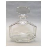 Art Deco clear crystal decanter