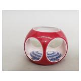 Vintage Millefiori cased art glass paperweight