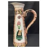 Vintage ceramic Brocca in Porcellana Sarda pitcher