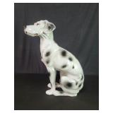 Vintage Italian glazed terracotta Dalmatian
