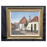 Signed impressionist style oil on canvas