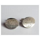 Mexican sterling silver cufflinks