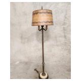Vintage Marbro brass, spelter, and marble floor