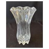 Vintage cut glass vase
