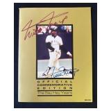 Vintage Willie Mays signed program