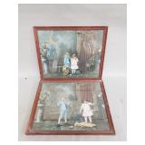 Pair of antique prints