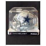 Dallas Cowboys signed mini helmet