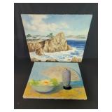 Marie Hunter oil painting on canvas, H. V. Young
