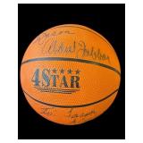 Kareem Abdul-Jabbar & AC Green signed basketball